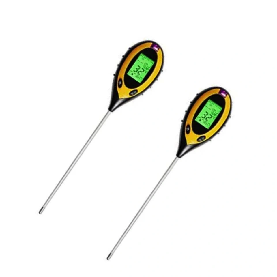 4 in 1 Soil Survey Meter, Soil pH, Moisture, Sunlight, Temp. Meter