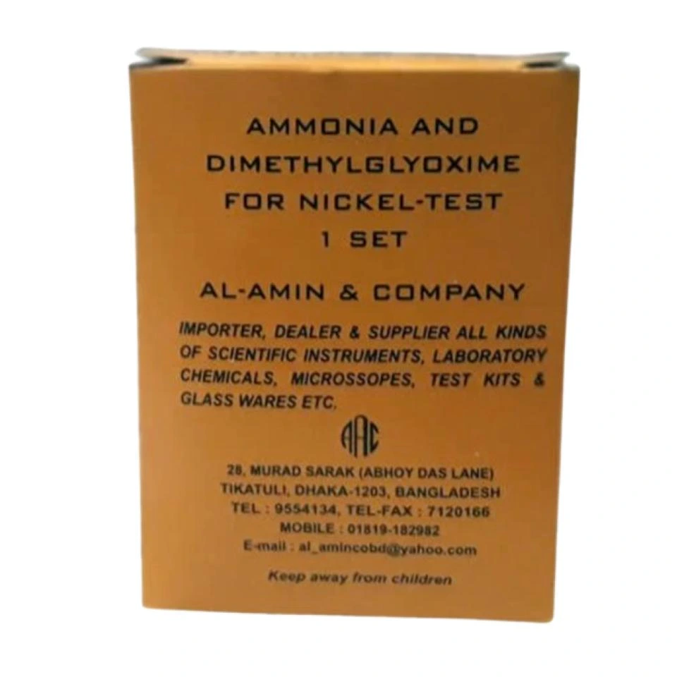 Nickel Test Kit 1 Set for Garments and Textile