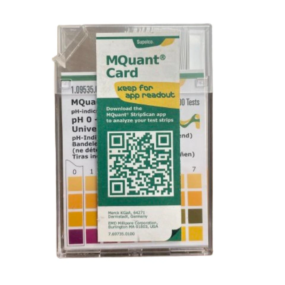 pH Paper Strips (100 Pcs Box) for PH Measuring Merck Germany