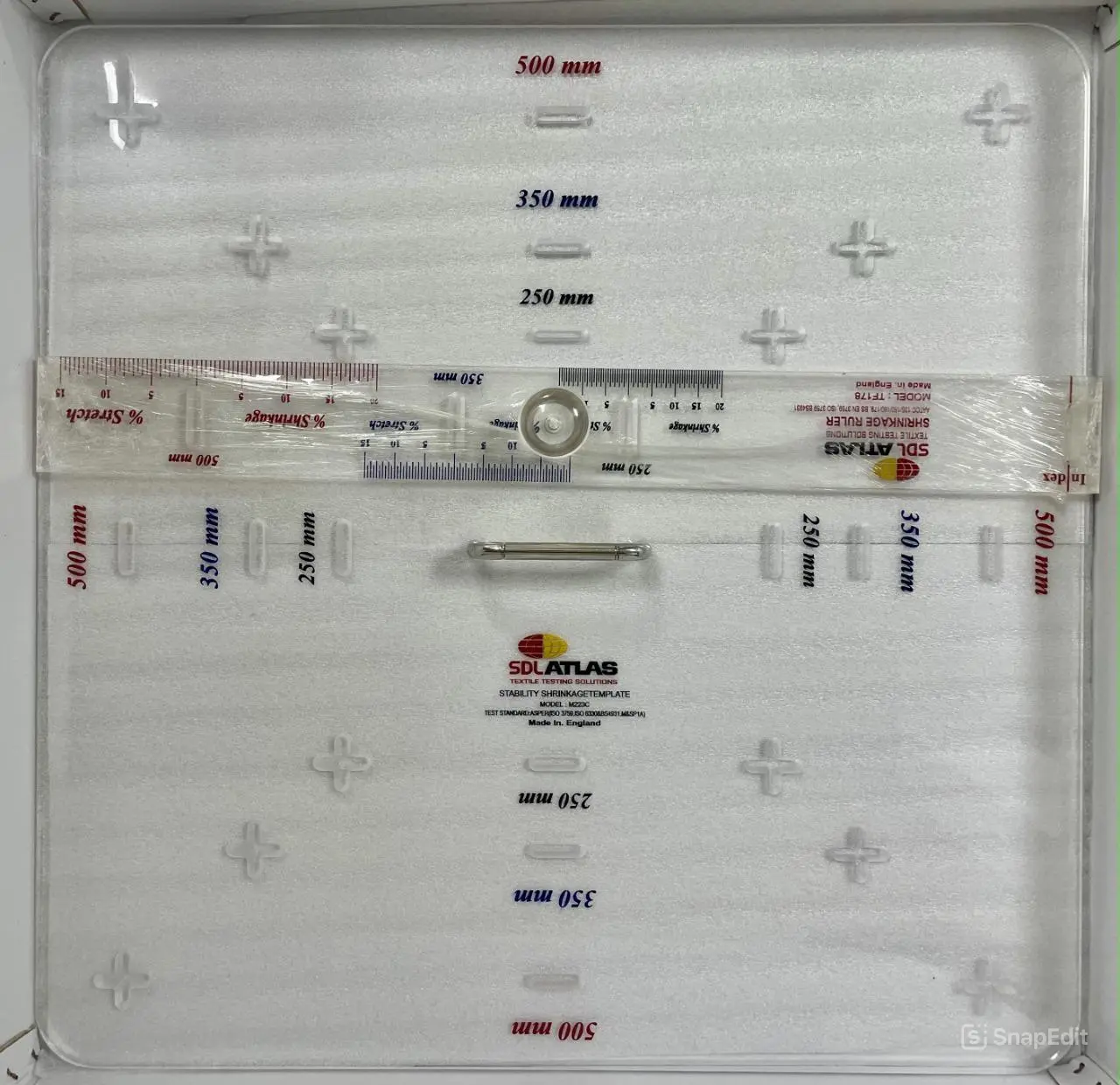 Shrinkage Template & Scale