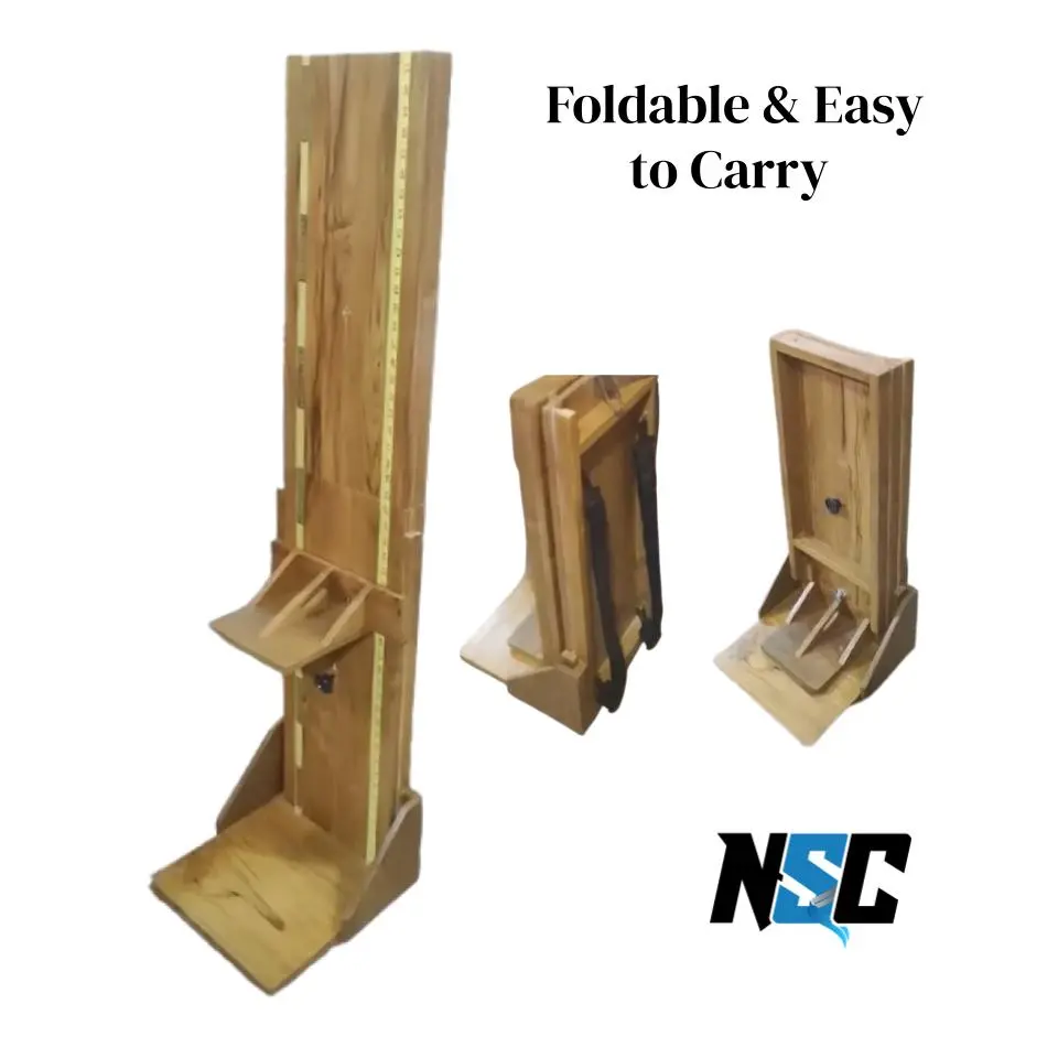 Wooden baby height mesurement scale